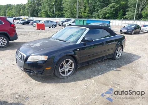 2007 Audi A4 2.0T из США, поврежденный, VIN WAUAF48H17K025845